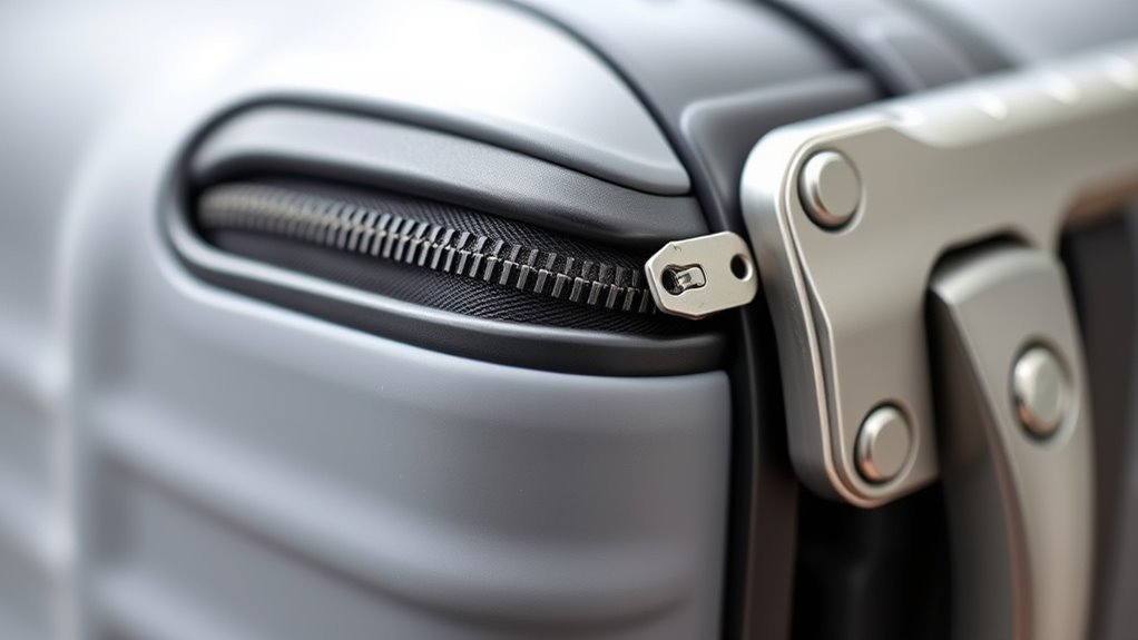 durable zippers and hardware