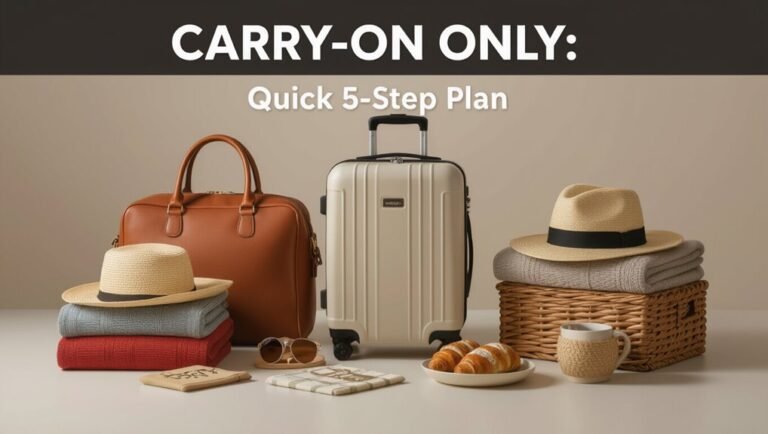 efficient carry on travel tips