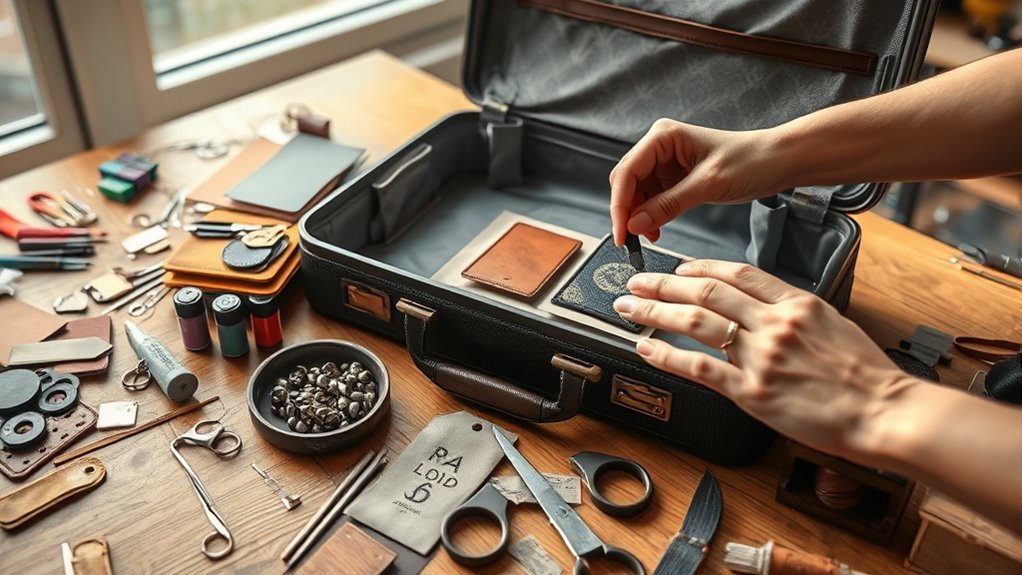 essential bag modification tools