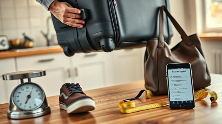 estimate luggage weight accurately