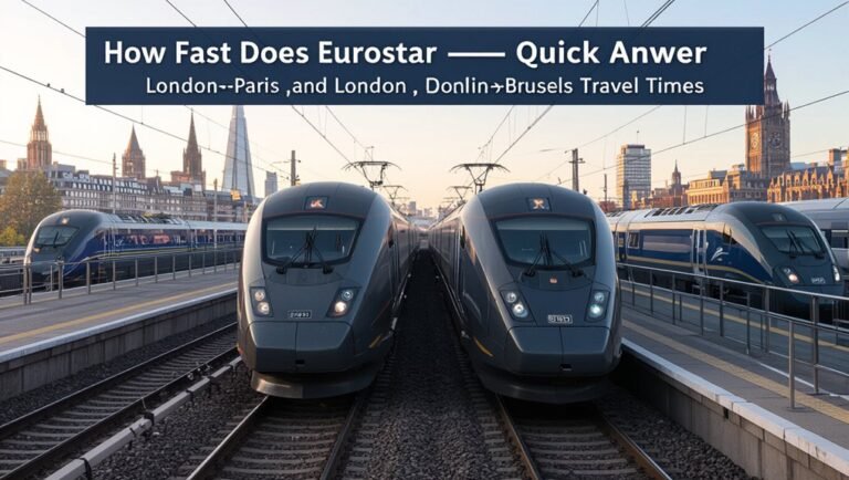 eurostar travel time estimates
