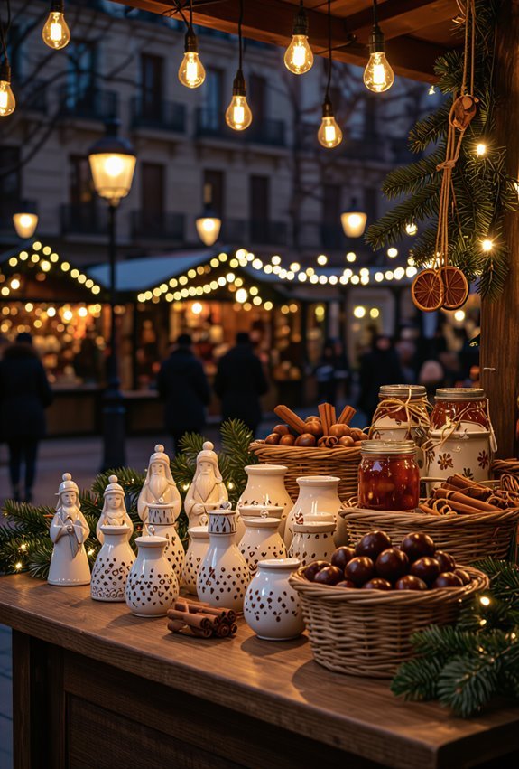 festive lights and warmth