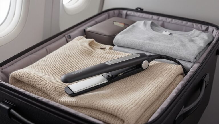 flat iron allowed carry on