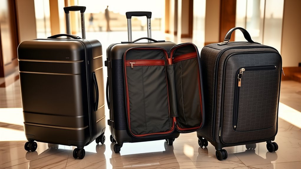 flexible durable travel luggage options