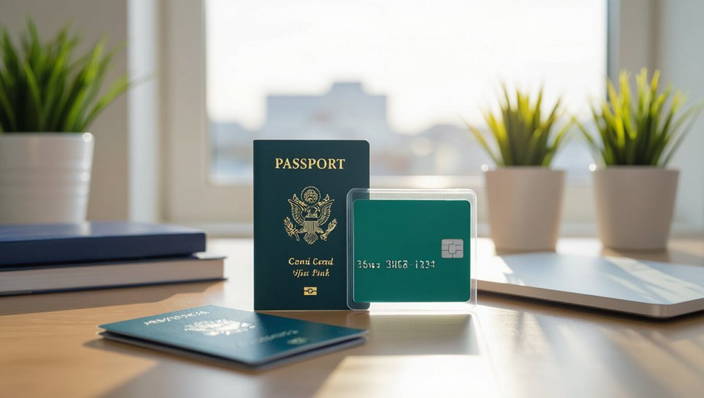 green card holder travel guide