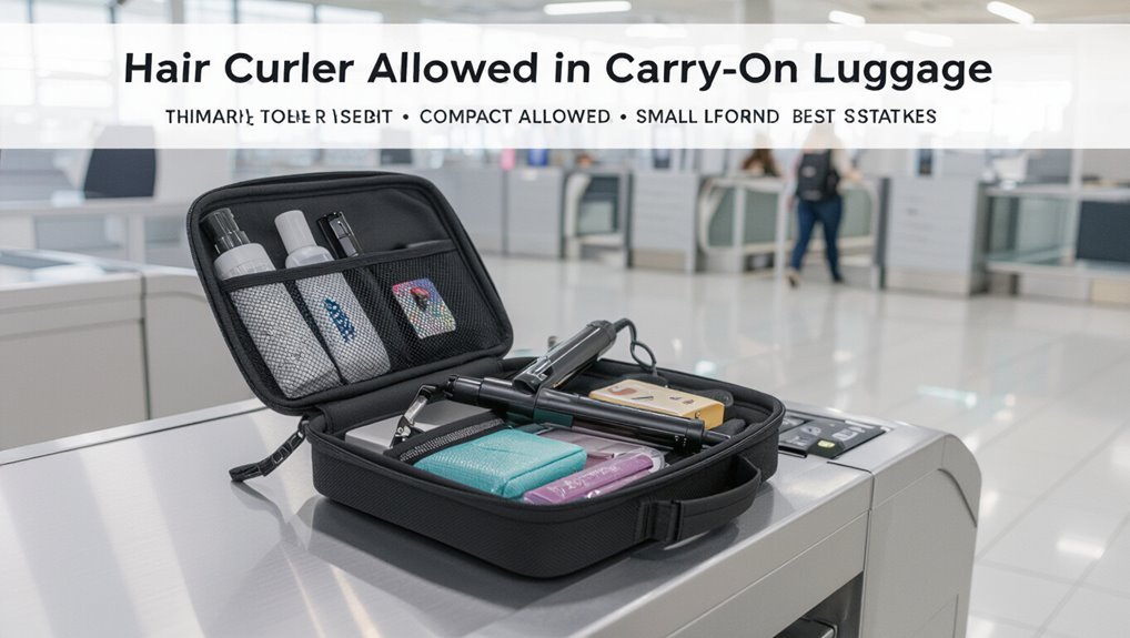 hair curler travel guidelines