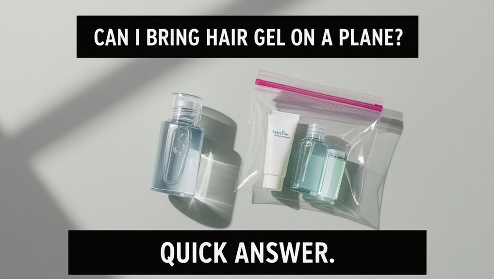 hair gel carry on rules
