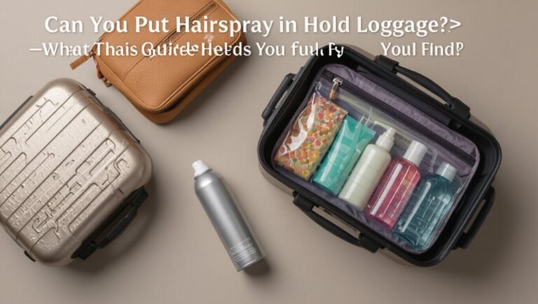 hairspray travel guidelines explained