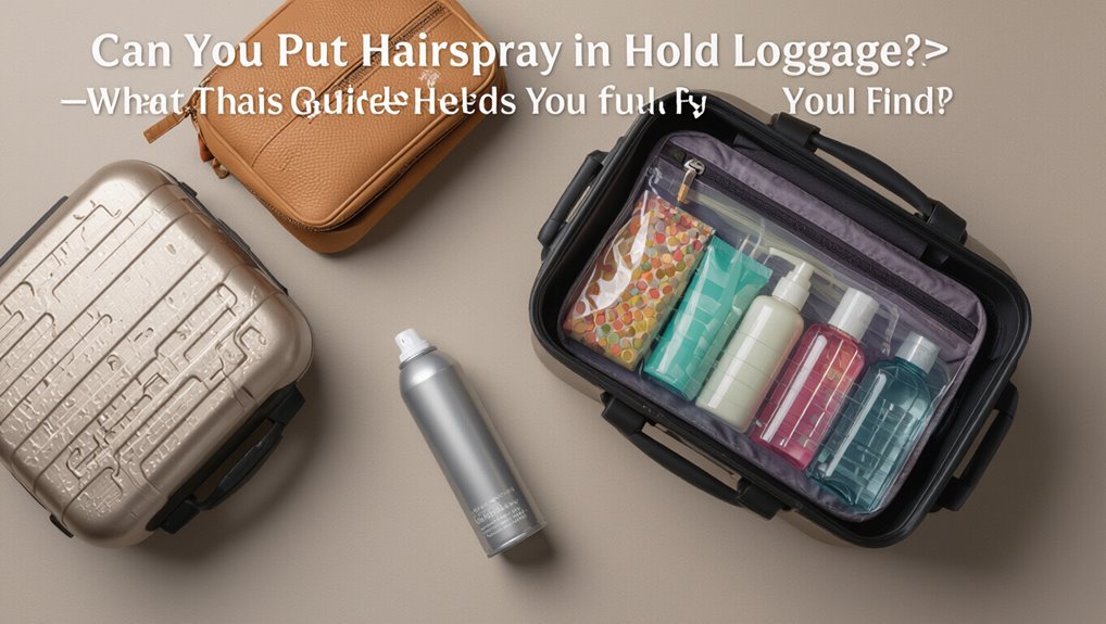 hairspray travel guidelines explained