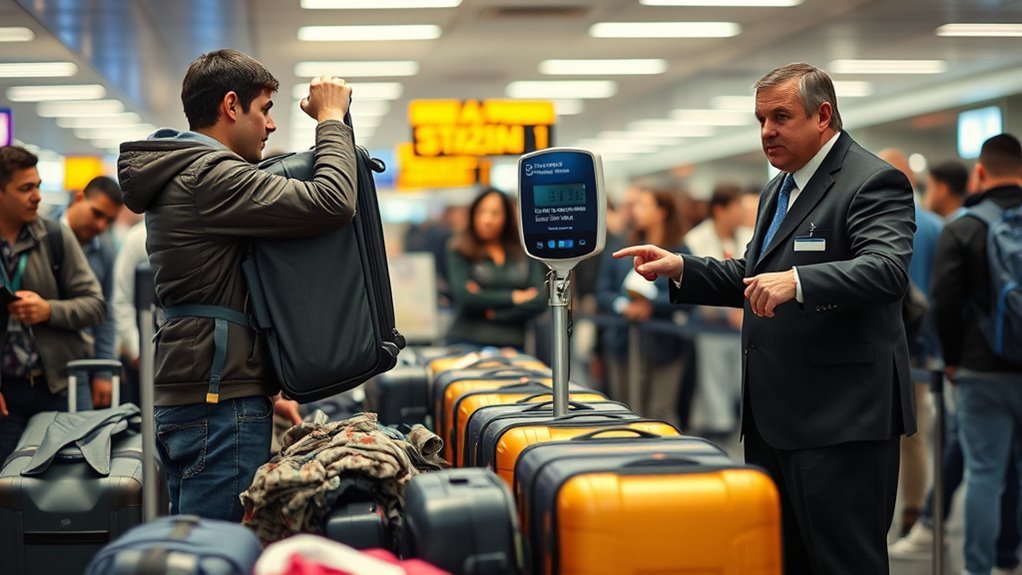 handling overweight baggage refusals