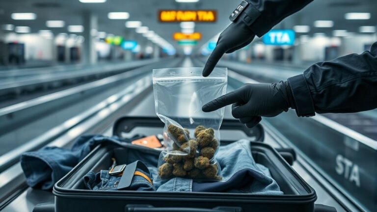handling tsa weed encounter