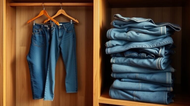 hang frequently worn jeans