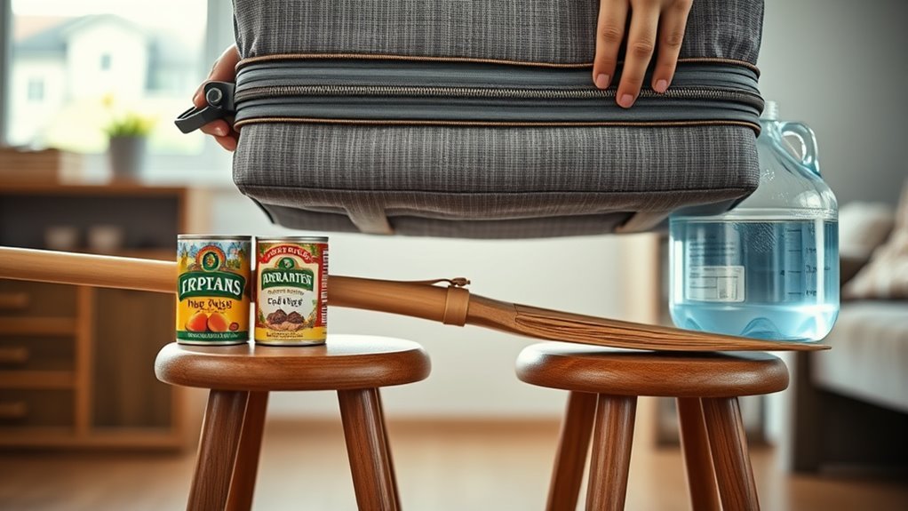 household items as weight references