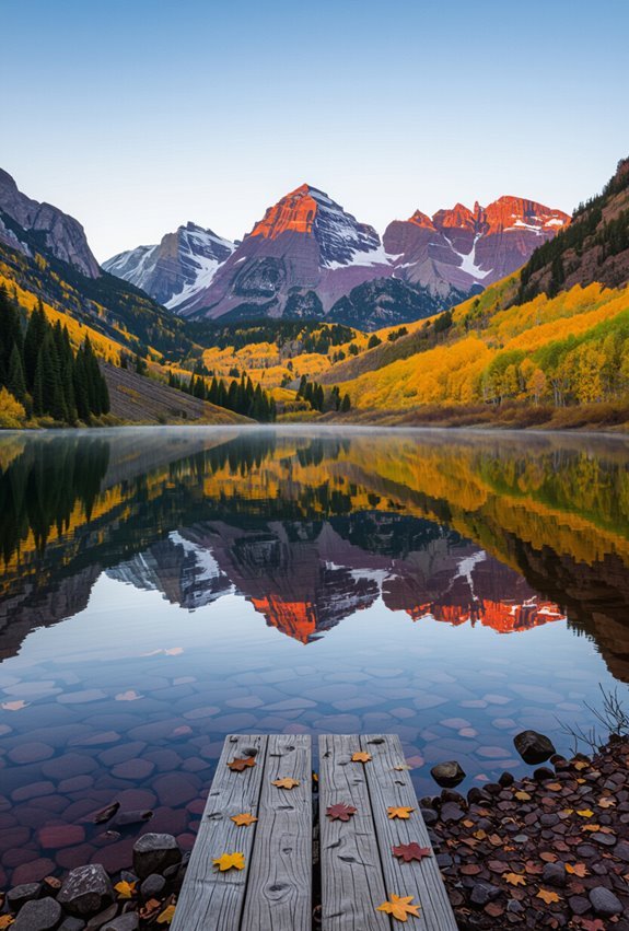 iconic fall reflections await