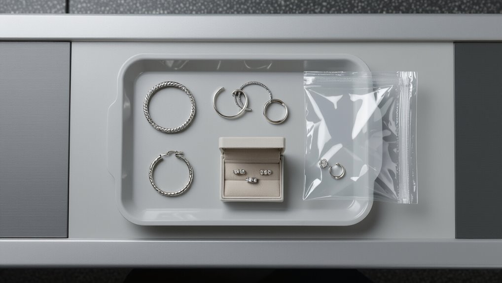 jewelry allowed remove bulky