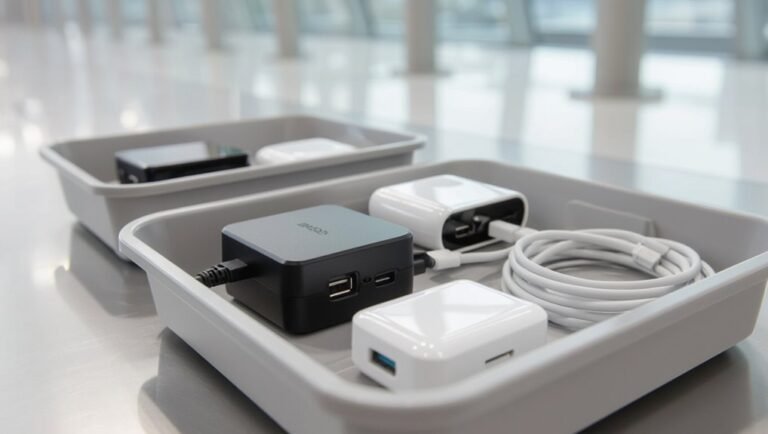 keep chargers accessible organized