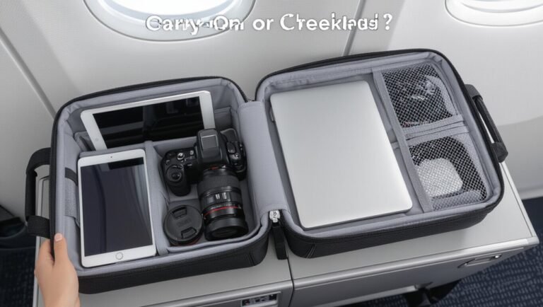 keep electronics in carry on