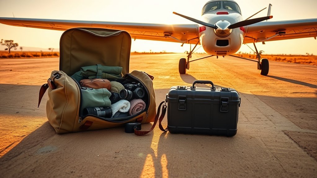 light aircraft baggage restrictions