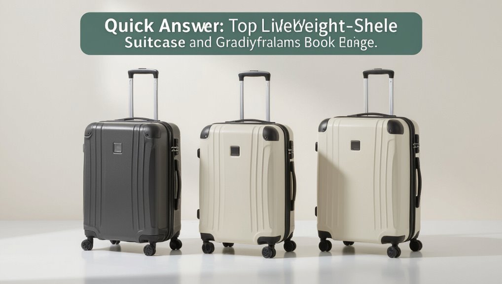 lightweight durable suitcase brands