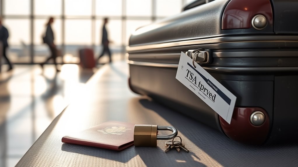 lock luggage for security