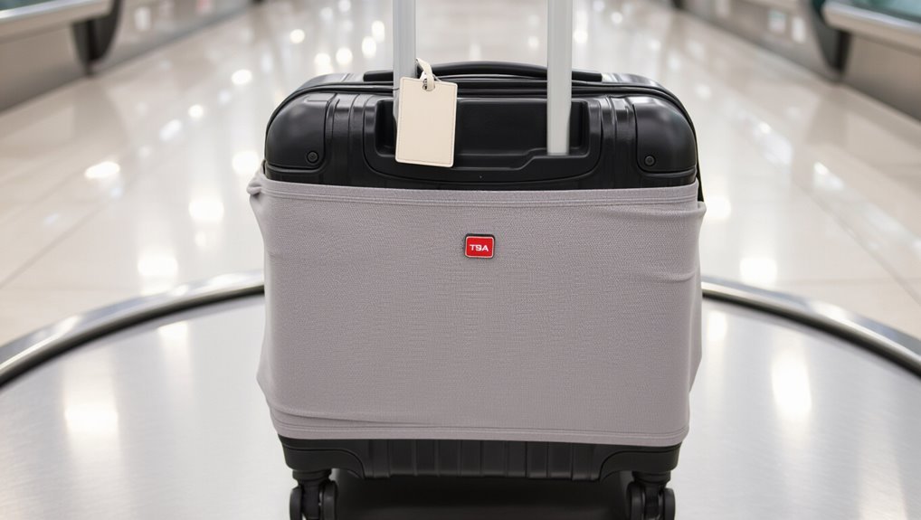 luggage covers allowed inspect easily