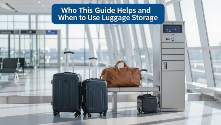 luggage storage for travelers