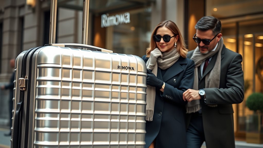 luxury luggage as status