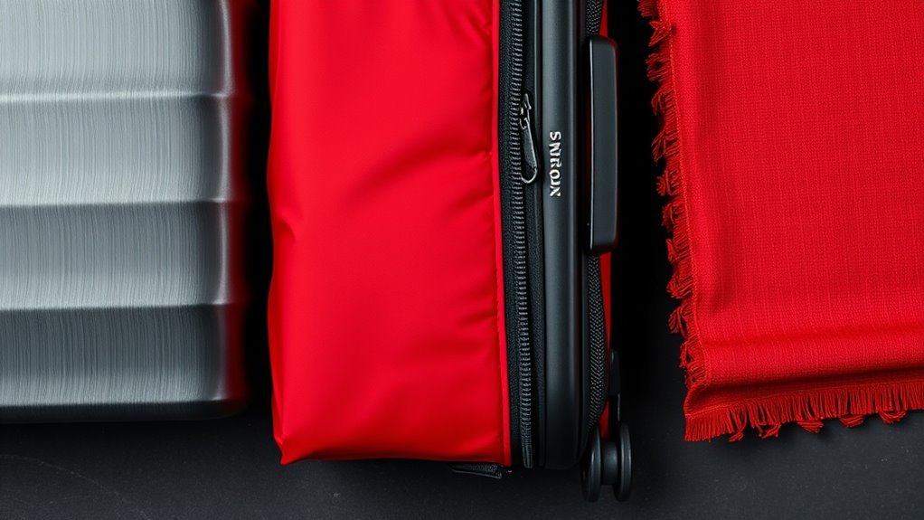 material choices for luggage