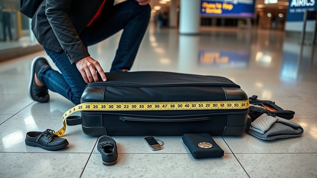 measure pack and organize