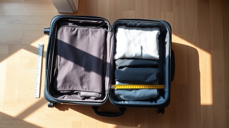 medium suitcase size details
