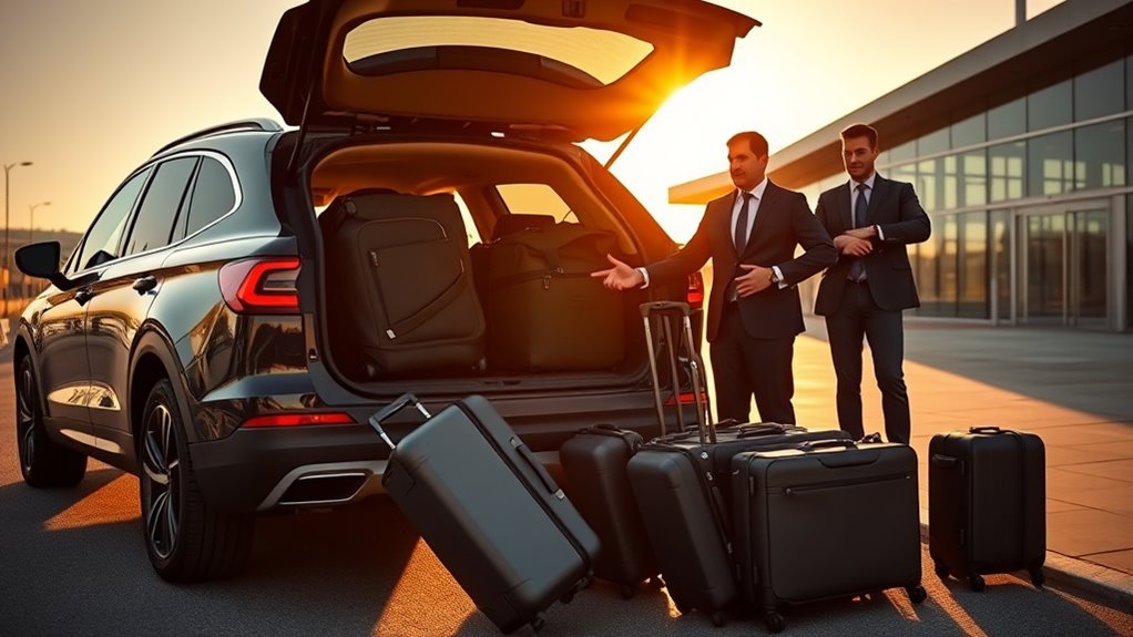 more space for luggage