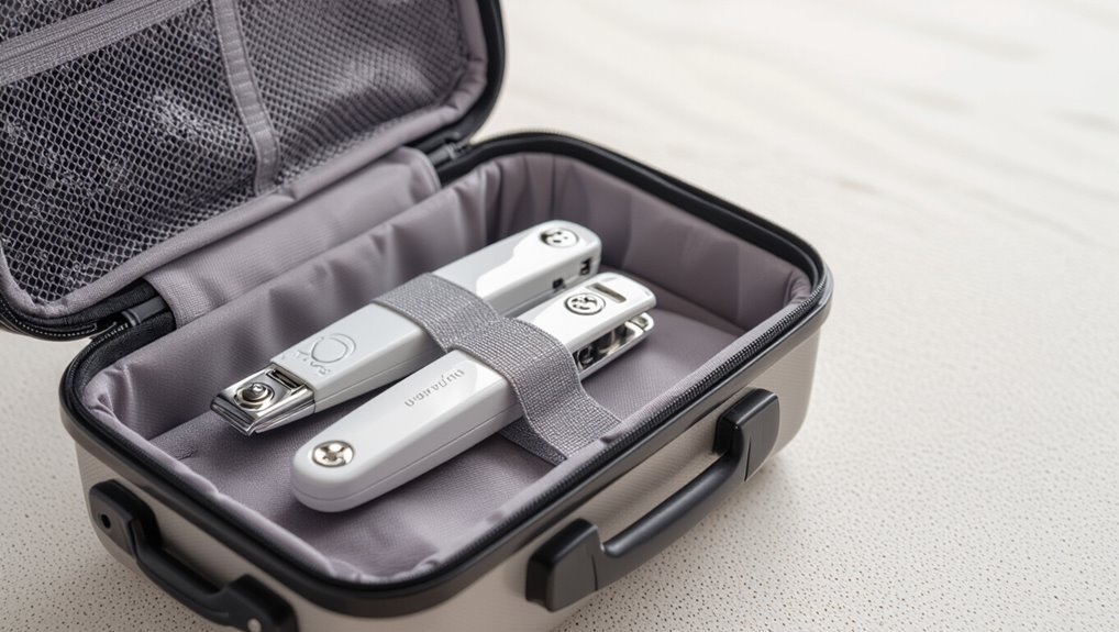 nail clippers allowed onboard