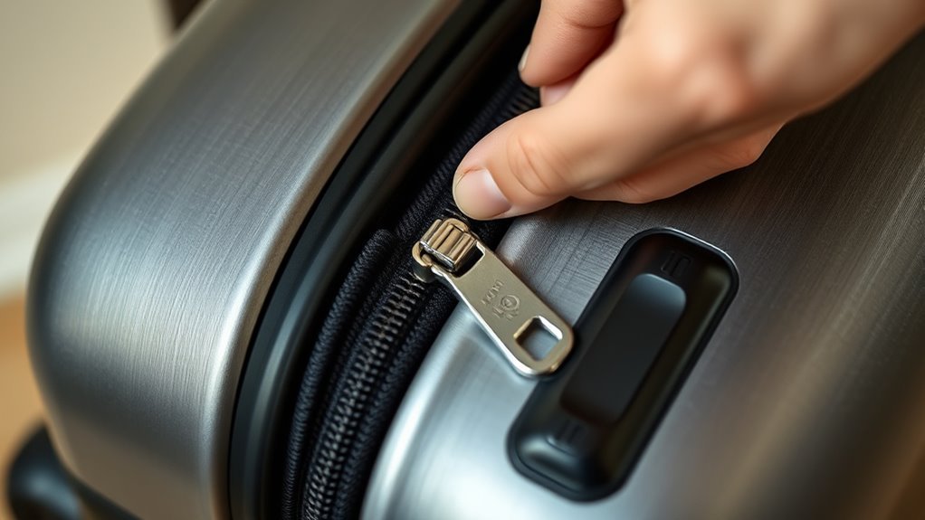 open compartment to reset