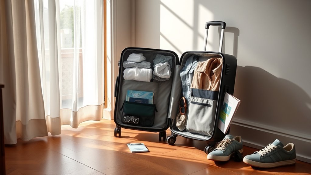 optimal medium suitcase packing