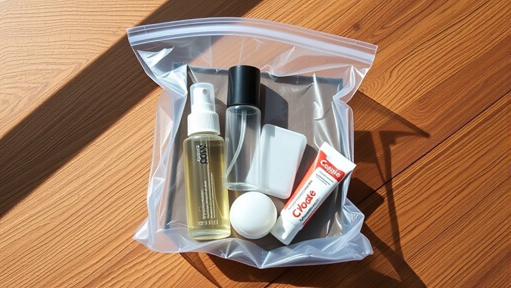 organize liquids efficiently securely