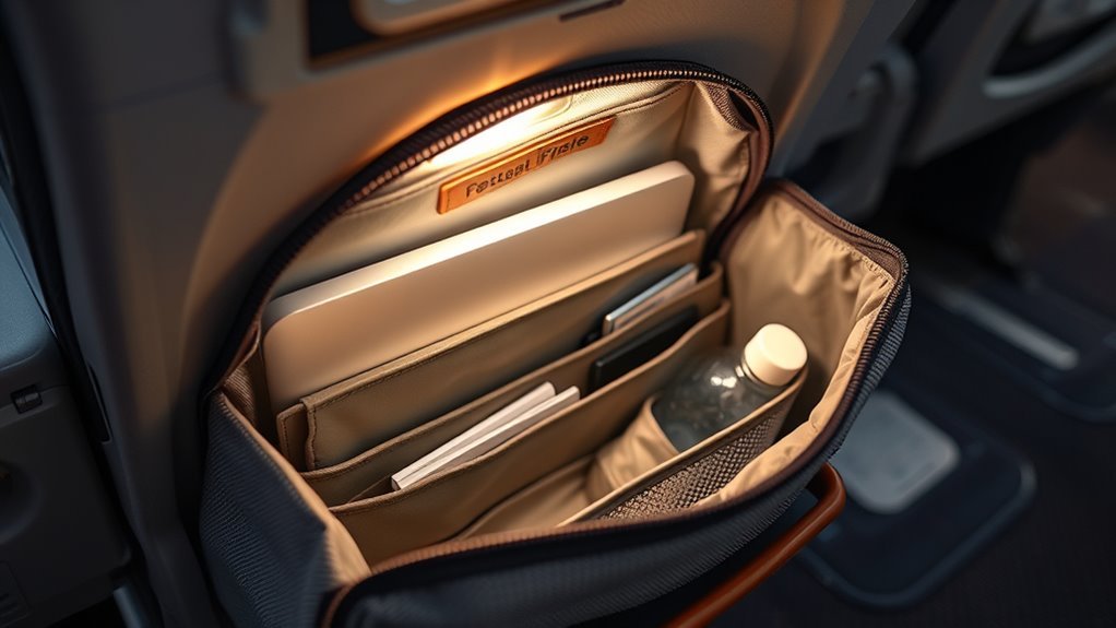 organized accessible travel compartments