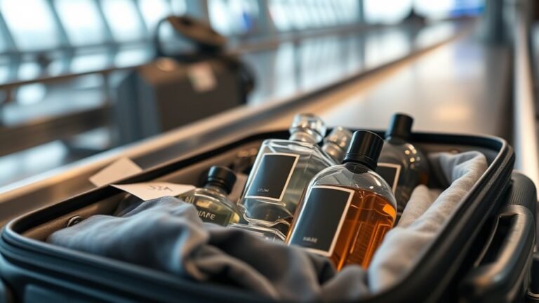 pack perfume carefully securely