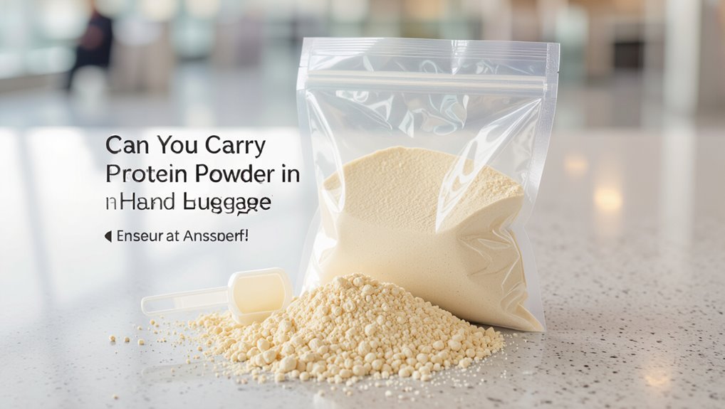 pack protein powder properly