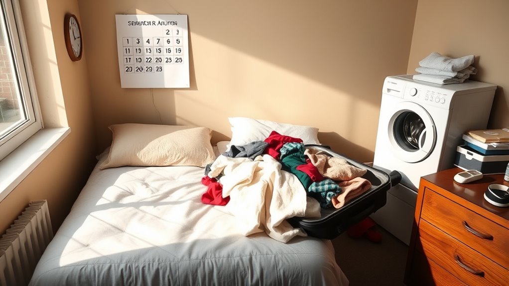 pack smart for laundry access