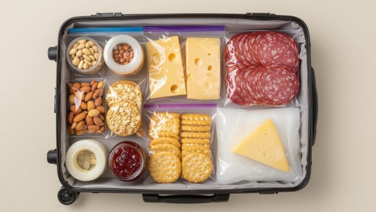 pack solid foods securely