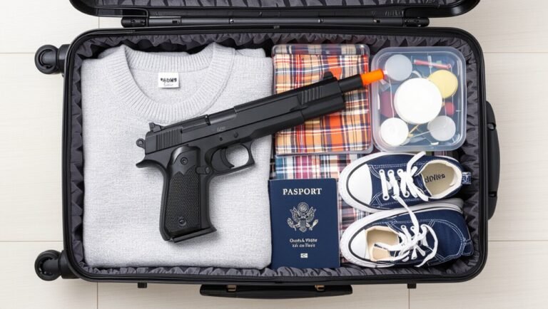 pack toy guns securely