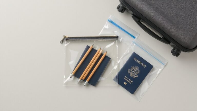 pencils permitted in carry on