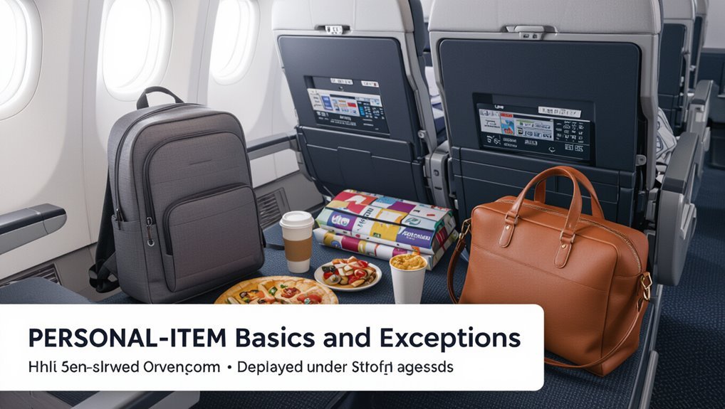 personal item guidelines simplified