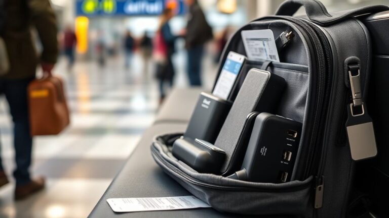 power banks permitted onboard