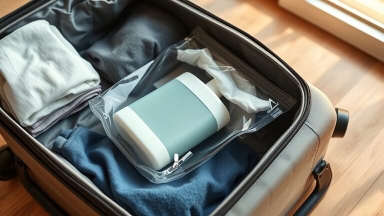 protect toiletries during travel