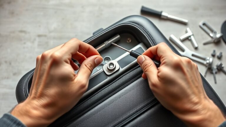 quick luggage handle repair