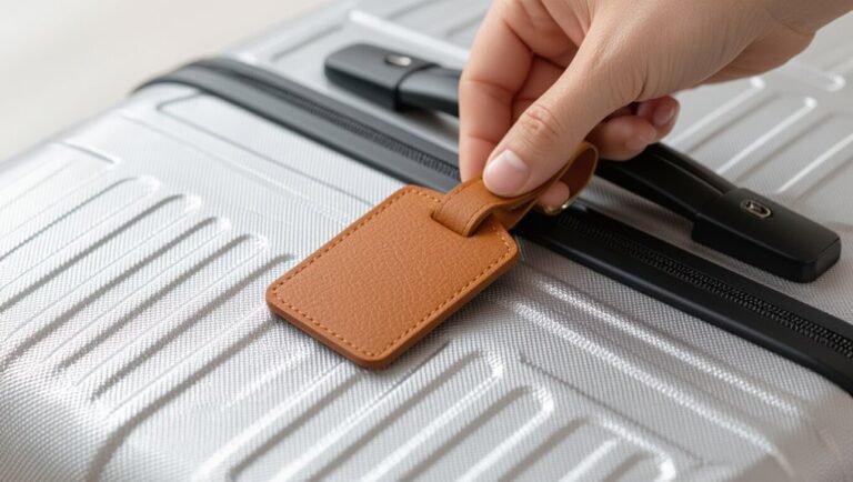 quickly secure luggage tag