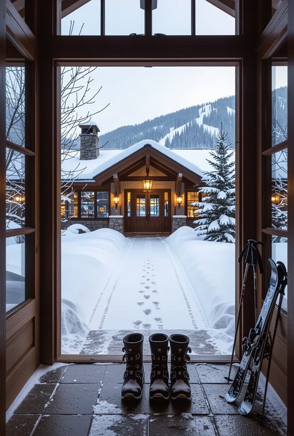 relaxed skiing with adventure