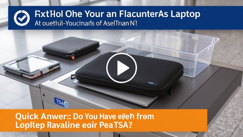 remove laptops for screening