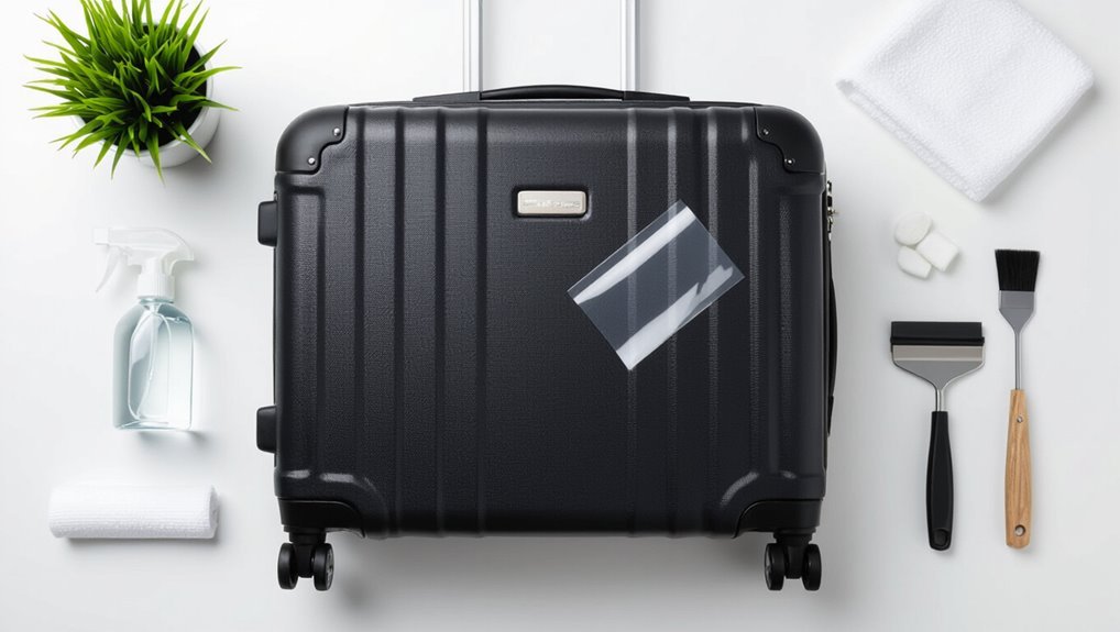 remove stickers clean residue